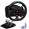 thumbnail image 1 of Logitech G923 Racing Wheel and Pedals for Xbox X|S, Xbox One and PC featuring TRUEFORCE up to 1000 Hz Force Feedback, Responsive Pedal, Dual Clutch Launch Control with 6Ave Cleaning Kit, 1 of 8