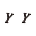 thumbnail image 4 of relayinert Durable And Rustproof Metal House Number Plaque Impeccable Door Decoration Easy To Install Metal Letters House Numbers B17--Y 2Set, 4 of 6