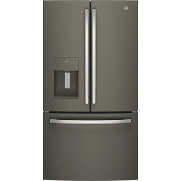 GE 25.5 Cu.Ft, French Door Refrigerator Slate- GFE26JMMES