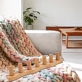 thumbnail image 4 of Wooden Yarn Knitting Machine for Crafting Adjustable Length Blankets and Shawls DIY Handmade Weaving Tool Kit, 4 of 7