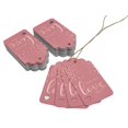 thumbnail image 3 of Inkdotpot Made With Love Text Bottle Tag Real Rose Gold Foil Favor Hang Tags 50 Pack, 3 of 6