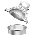 thumbnail image 1 of CIMAXIC 2Pcs DIY Dumpling Mold Dumpling Wrapper Cutter Dumpling Wrapper Press Mold,5.04"X3.46"X0.59", 1 of 4