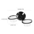 thumbnail image 4 of 2Pcs Household Reptile Bowls Hanging Water Dishes Multi-function Food Cups Reptile Accessory, 4 of 8