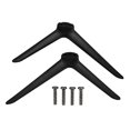 thumbnail image 1 of 1 Pair Universal TV Stand Base Legs Tabletop TVs Double Hole Plastic Feet Screen Adjustable Replacement, 1 of 8