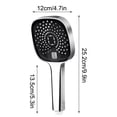 thumbnail image 3 of Rbaofujie Filtered Shower Head Shower Showerhead- Pressurized Showerhead-Shower Faucet with Large Output-Sailor Style Handheld Household Shower Showerhead Shower Head Rainfall, 3 of 8