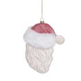 thumbnail image 4 of HOLIDAY TIME 6 Inch Santa Face Christmas Ornament, 80% Polyester 20% PP Hanging Tree Decoration, 4 of 5
