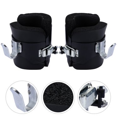 LITINKIMI Bottes de Gravité Durables Dispositif de Thérapie par Inversion pour la Mise en Forme Alliage d'Aluminium Noir Soulage les Douleurs au Dos et l'Étanchéité Musculaire