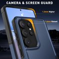 thumbnail image 4 of KOMI for Samsung Galaxy S25 Ultra Case with HD Screen Protector, 10 FT Military Grade Drop Protection, Anti-Slip Phone Case, Blue, 4 of 5