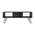 thumbnail image 4 of Pemberly Row 2 Piece Living Room Set Black Bar Cart and Espresso Coffee Table, 4 of 6