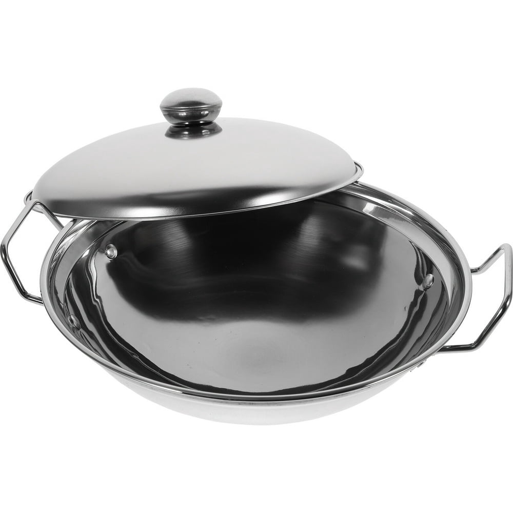 HLONK Stainless Steel Saute Pan with Lid - 10inch