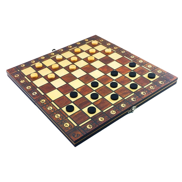 Jeu de Société de Backgammon Classique Portable pour Adultes pour Tournoi Familial