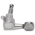 thumbnail image 2 of 3X Fleur Tuning Pegs / Strings for / Tele / Acoustic Guitar 6L Silver, 2 of 7