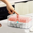 thumbnail image 1 of Dvkptbk Ice Trays, Ice Cubes Tray with Lid and Bin,32 Pcs Ice Cubes Molds with Ice Scoop,Easy Release & Save Space, Ice Cubes Storage Container Set Ice Cube Tray Home Essentials on Clearance, 1 of 1