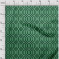 thumbnail image 3 of oneOone Polyester Spandex Green Fabric Geometrical Craft Projects Decor Fabric Printed By The Yard 56 Inch Wide, 3 of 4