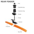 thumbnail image 4 of Bike Mudguard Set Mountain Bike Road Bicycle Long Fender Adjustable Mud Guard, 4 of 10