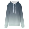 thumbnail image 3 of Timegard Sweatshirts for Women Plus Size Zipper Hoodies Pullover Gradient Color Fall Casual Loose Tops, 3 of 4