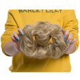 thumbnail image 3 of Mode Désordonné Extensions de Pain de Cheveux Scrunchies Morceaux de Cheveux Donut Updo Queue de Cheval pour les Femmes, 3 of 6