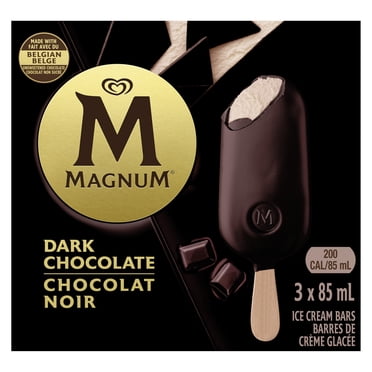 Magnum Dark Chocolate Ice Cream Bars, 3 x 85 mL