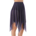 thumbnail image 1 of CHUANK Handkerchief Hem Mesh Wraps Ballet Classwear Dance Skirt Competition Performance Clothes with Elastic Waistband, 1 of 6