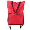thumbnail image 1 of Shisuyan Sac de Magasinage Roulant avec Roue Rouge Lot de 1 48x28 cm, 1 of 9