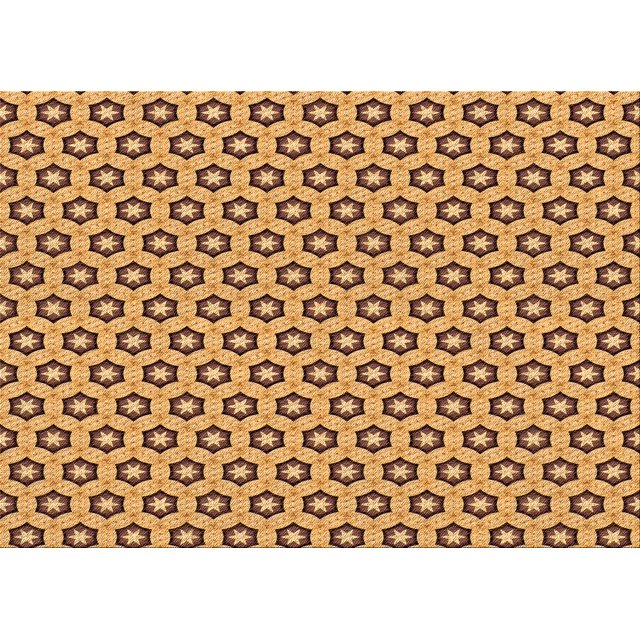 Ahgly Tapis Rectangulaire Lavable en Machine Intérieur Transitionnel Brun Selle, 2 Pieds x 4 Pieds