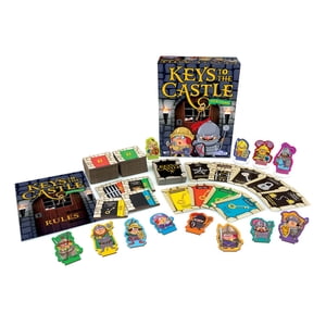 Outset Clés de médias pour le château (nouveau design) jeu de tuile, 2-4 joueur, âges 8 & vers le haut