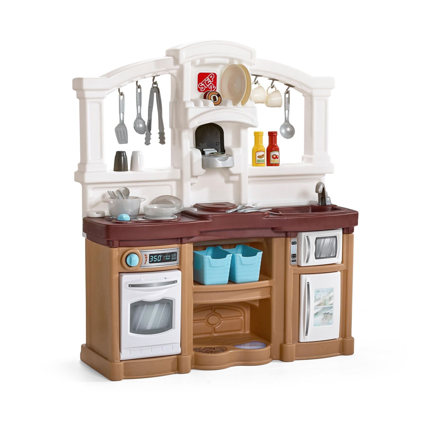 Step 2 Fun with Friends Kitchen (Tan) Pretend Cooking Imagine Entertaining