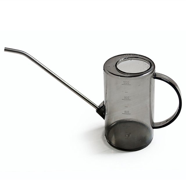 Plant Watering Pot Stainless Steel Long Spout Clear Watering Can Gardening Can