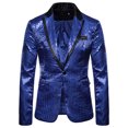 thumbnail image 1 of Birdeem Veste de Complet Décontractée pour Homme, Automne et Hiver, Mode, Personnalité, Paillettes, 1 of 1