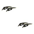 thumbnail image 3 of Maytalsory Aerodynamic Spoiler Wing Motorcycle Front Side Motorcycle Accessories 250SR Sticker Motorcycle black 2Set, 3 of 6
