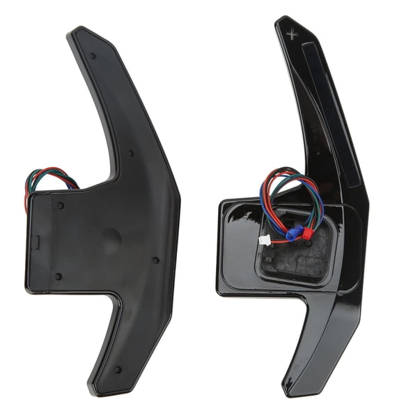 Steering Wheel Shift Paddle, Extended Paddle Shifter 165mm LED Performance APP 1 Pair for Vehicle Black,Red