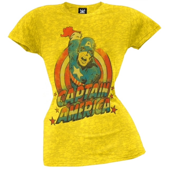 Captain America - T-Shirt Junior Burnout