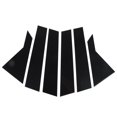 thumbnail image 2 of Door Window B Pillar Trim, Car Window Pillar Decal 6PCS  Forte Sedan Hatcback, 2 of 8