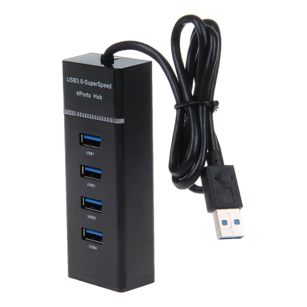 FRCOLOR USB Hub 1pc Multifunction Hub 4 Port Adapter Portable Splitter USB Hub Equipment,4.09"X1.46"X0.94"
