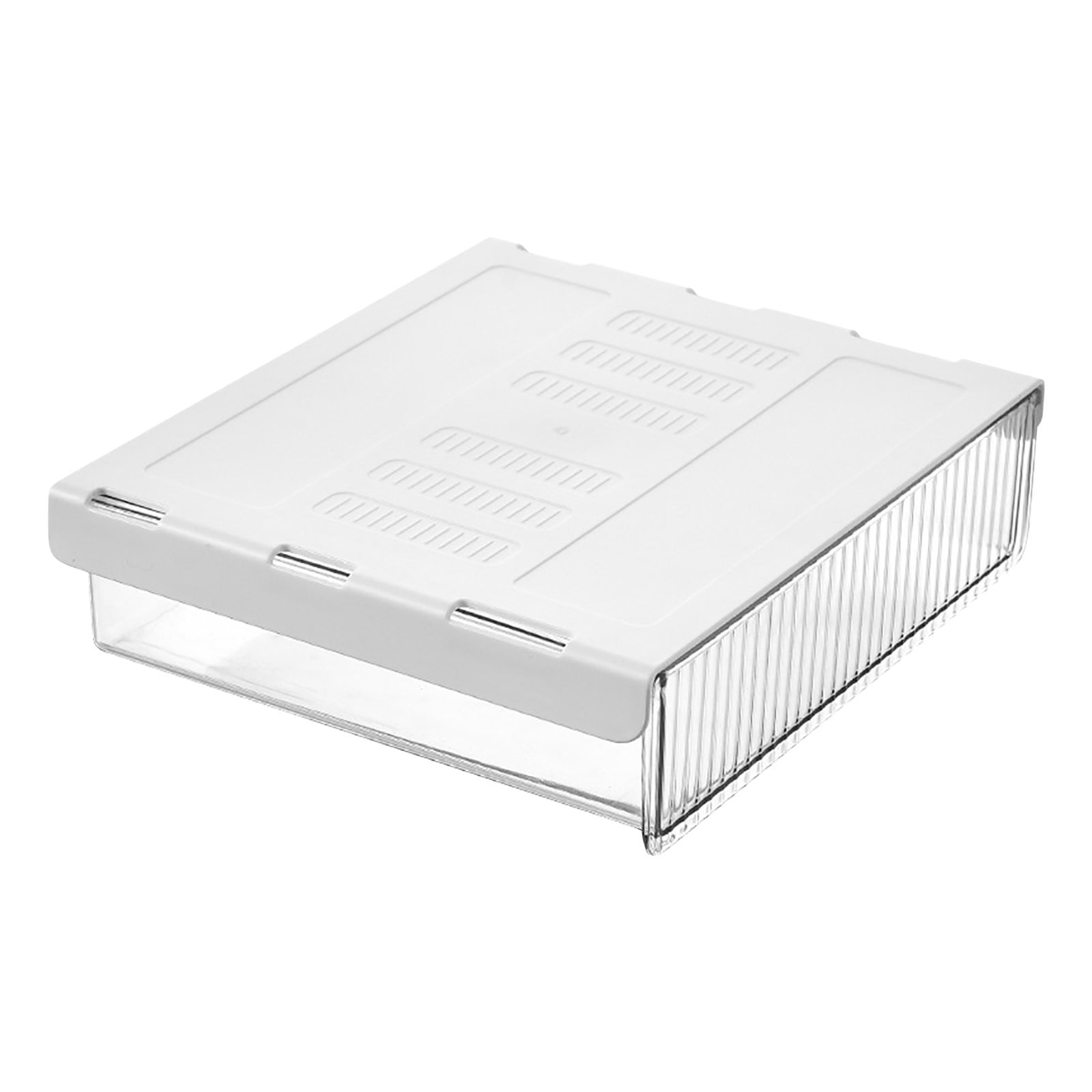 Kcavykas Clearance Sales Under Desk Drawer Organizer Self-Adhesive Under Desk Storage Slide Out Drawer Hidden attachment Plastic Workspace Organizers for office Home Stationery