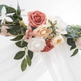 thumbnail image 1 of mmirethe Cantonnière de Mariage Déguisement Arche de Mariage avec Sophistication Grand Application Argent Rose 1 Ensemble, 1 of 6