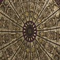 thumbnail image 1 of Ahgly Company Tapis d'Intérieur Lavable en Machine Carré Transitionnel Pérun Brun, 5 Pieds Carré, 1 of 7