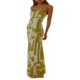 thumbnail image 2 of MesaSe Robe Longue Sans Manches Tricotée pour Femmes Bretelles Spaghetti Dos Nu Maxi Robes, 2 of 7