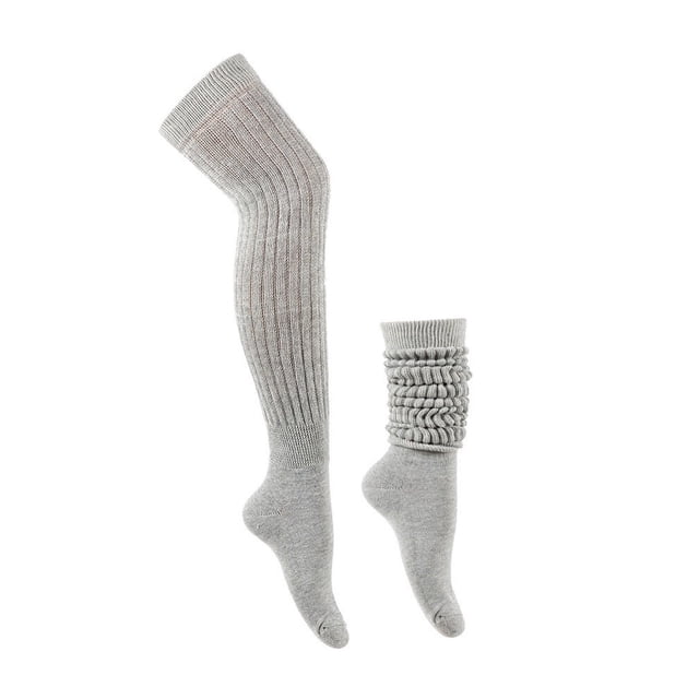 Women's Lengthening Thick Socks Colorful Over The Knee Pile Socks