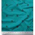 thumbnail image 1 of Soimoi Rayon Fabric Ogee Damask Printed Craft Fabric by the Yard 42 Inch Wide, 1 of 5