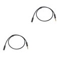 thumbnail image 3 of QualitChoice Laptop Portable Audio Extension Cable MP3 Player 3.5mm Male to Female Adapter Converter Accessories Replacing Parts 0.5m 2Set, 3 of 6