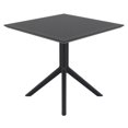 thumbnail image 3 of Siesta ISP106-BLA Table Carrée Ciel de 31 Po Noir, 3 of 6