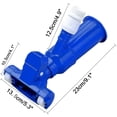 thumbnail image 4 of WIHJ Portable Swimming Pool Vacuum Head Cleaner Brush Sweep Handbroom Brushes Cleanin, 4 of 9