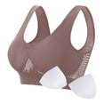 thumbnail image 1 of Timegard 3pc Sports Bras for Women Plus Size High Support Wireless Breathable Mesh Workout Running Bras, 1 of 7