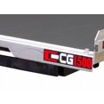thumbnail image 2 of Cargo Glide Glissière de Lit CG1500-8048 Série CG; 1500 Livres; Hauteur de Rail Latéral de 4 Pouces; Cadre en Acier Noir Enduit de Poudre; Rail Latéral en Aluminium Poli; Plateforme en Contreplaqué de 3/4 Pouce Enduit de HDPE Noir, 2 of 5