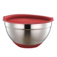 thumbnail image 1 of GLFILL Stainless Steel Salad Bowl with Silicone Bottom Lid Cooking Baking Home Kitchen 30cm, 1 of 8