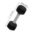 thumbnail image 2 of Raindrops Kids Dumbbell Weight Black Gymnastics Training 1Pack, 2 of 8