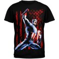 thumbnail image 1 of Captain America - T-Shirt à Rayures Rouges, 1 of 1