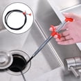 thumbnail image 4 of GUOOL Sink Cleaning Hook Plumbing Pipe Sewer Dredging Tool Hair Remover 160cm, 4 of 9