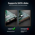 thumbnail image 1 of External HDD Case 5Gbps USB Hard Disk Case Drive Enclosure, 1 of 5